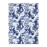 Kate McEnroe New York Chinoiserie Peacock Duvet Cover, Blue Floral Bedding, Elegant Bedroom Decor, Asian BeddingDuvet Covers10690694362860719549