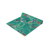 Kate McEnroe New York Chinoiserie Vintage Tropical Birds Floral Table RunnerTable Runners30129274926042936362