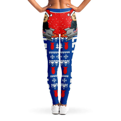 Kate McEnroe New York Christmas Leggings - Let It Blow Leggings