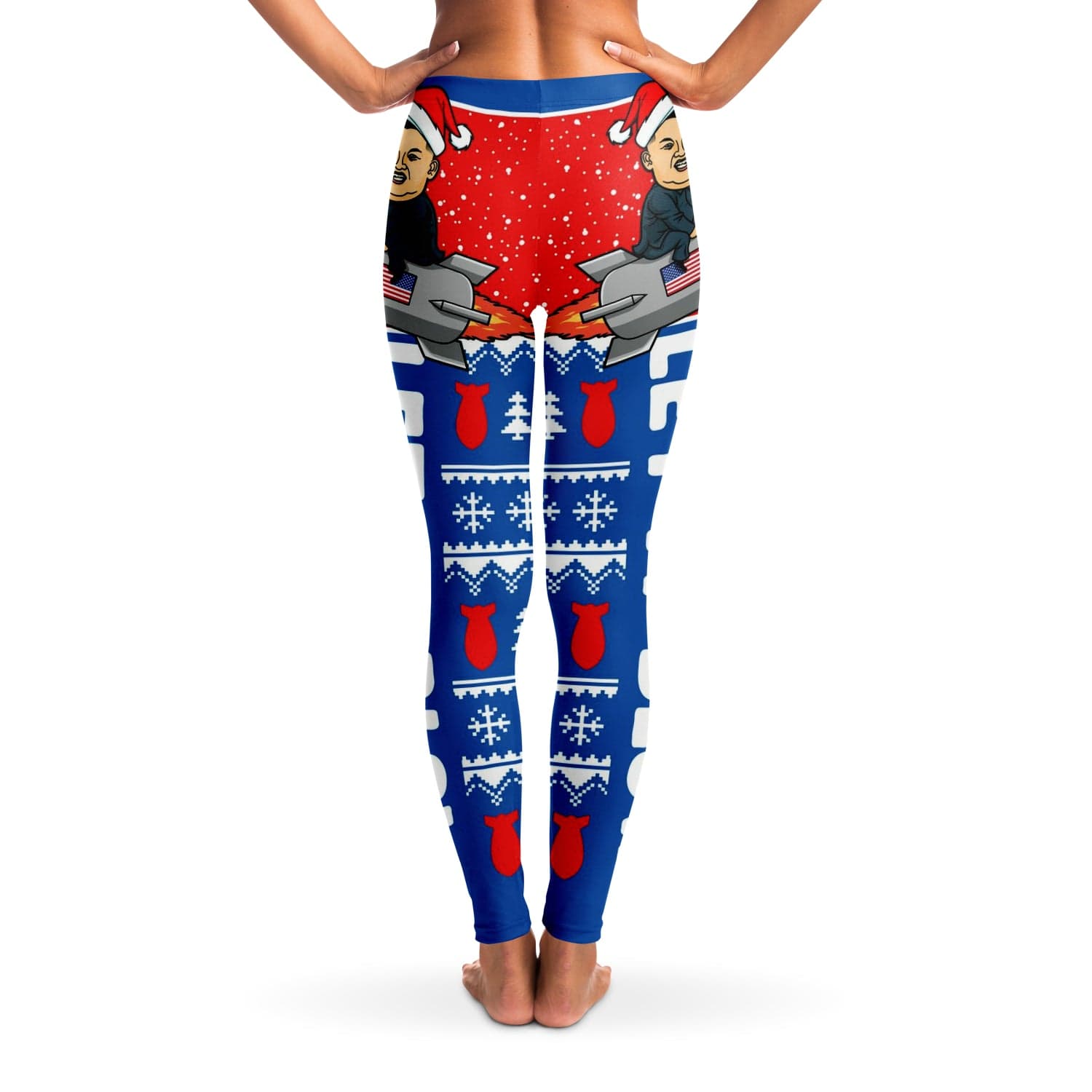 Kate McEnroe New York Christmas Leggings - Let It Blow Leggings