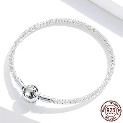 Kate McEnroe New York Classic 925 Sterling Silver Forever Love Bracelets Bracelets 17CM 19975618-china-17cm