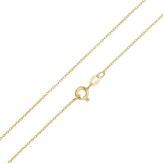 Kate McEnroe New York Classic Chain 100% 925 Sterling Silver Set Necklaces Gold Plated / 45cm 2810559-gold-plated-45cm