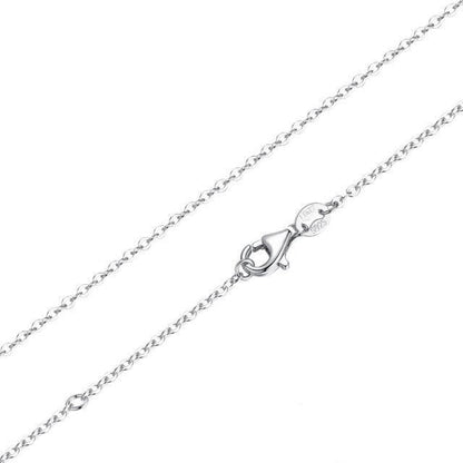 Kate McEnroe New York Classic Chain 100% 925 Sterling Silver Set Necklaces Platinum Plated / 50cm 2810559-platinum-plated-50cm