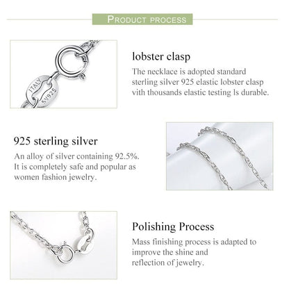 Kate McEnroe New York Classic Chain 100% 925 Sterling Silver SetNecklaces2810559 - platinum - plated - b - 45cm