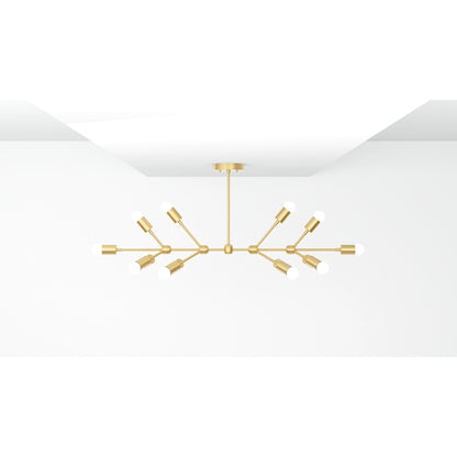 Kate McEnroe New York Claude - Large 14 Light Sputnik Inspired ChandelierChandeliersku - 31102131044409