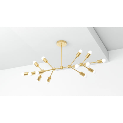 Kate McEnroe New York Claude - Large 14 Light Sputnik Inspired ChandelierChandeliersku - 31102131044409