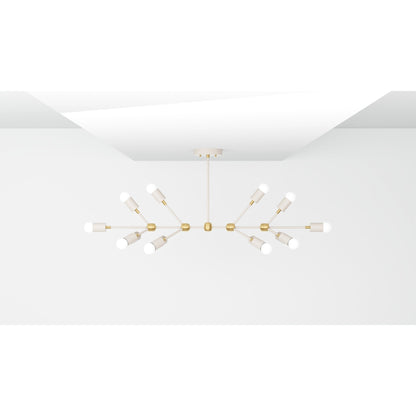 Kate McEnroe New York Claude - Large 14 Light Sputnik Inspired ChandelierChandeliersku - 31102131208249