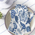 Kate McEnroe New York Cloth Napkins Set of 4  in Blue and White Floral Chinoiserie Print Table Linens 4-piece set / White / 19" × 19" 32653568711627394830