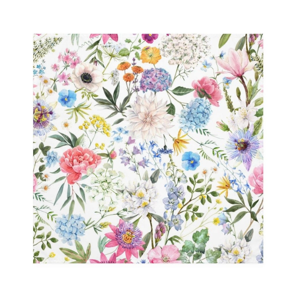 Kate McEnroe New York Cloth Napkins Set of 4 in Watercolor Spring Florals, Custom Designed Floral Dinner Napkins, Floral Table Linens, Napkins for Weddings, GiftsNapkins20384101942659715880