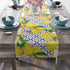 Printify Cobalt Blue and Yellow Lemon and Tiles Table Runner, Mediterranean Floral Dining Table Centerpiece, Fall Home Decor, Holiday Table Setting Home Decor 16" × 72" / Cotton Twill 10793941074970674446