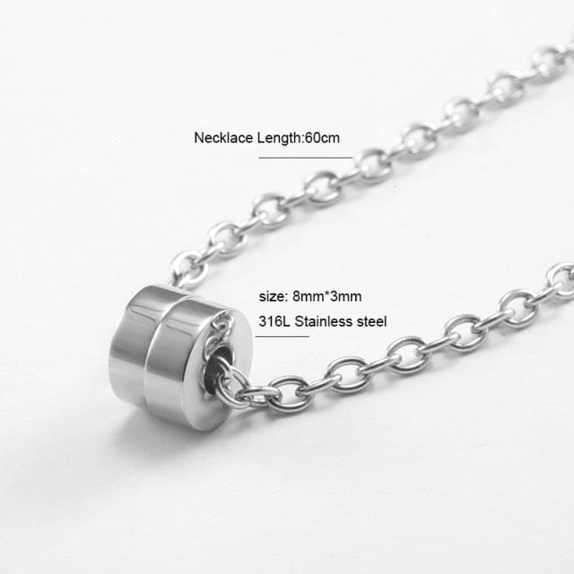 Kate McEnroe New York Compass Necklace For Men Necklaces MYNK0377B / 60cm 23.5 in 38913273-mynk0377b-60cm-23-5-in