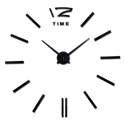 Kate McEnroe New York Contemporary Acrylic Quartz Wall Clock Wall Clocks black / 47inch 1532142-black-47inch