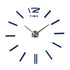 Kate McEnroe New York Contemporary Acrylic Quartz Wall Clock Wall Clocks Blue / 47inch 1532142-blue-47inch