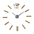 Kate McEnroe New York Contemporary Acrylic Quartz Wall Clock Wall Clocks Chocolate / 47inch 1532142-chocolate-47inch