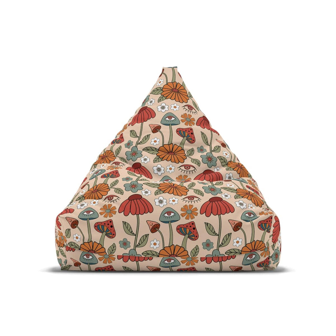 Kate McEnroe New York Cottagecore Aesthetic Retro Hippie Mushroom Bean Bag Chair CoverBean Bag Chair Covers19879020965874837788