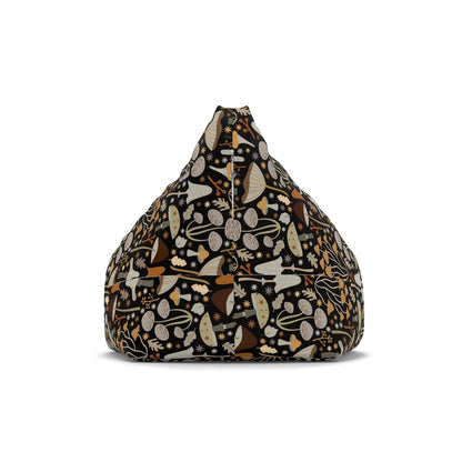 Kate McEnroe New York Cottagecore Mushroom Floral Bean Bag Chair Cover Bean Bag Chair Covers
