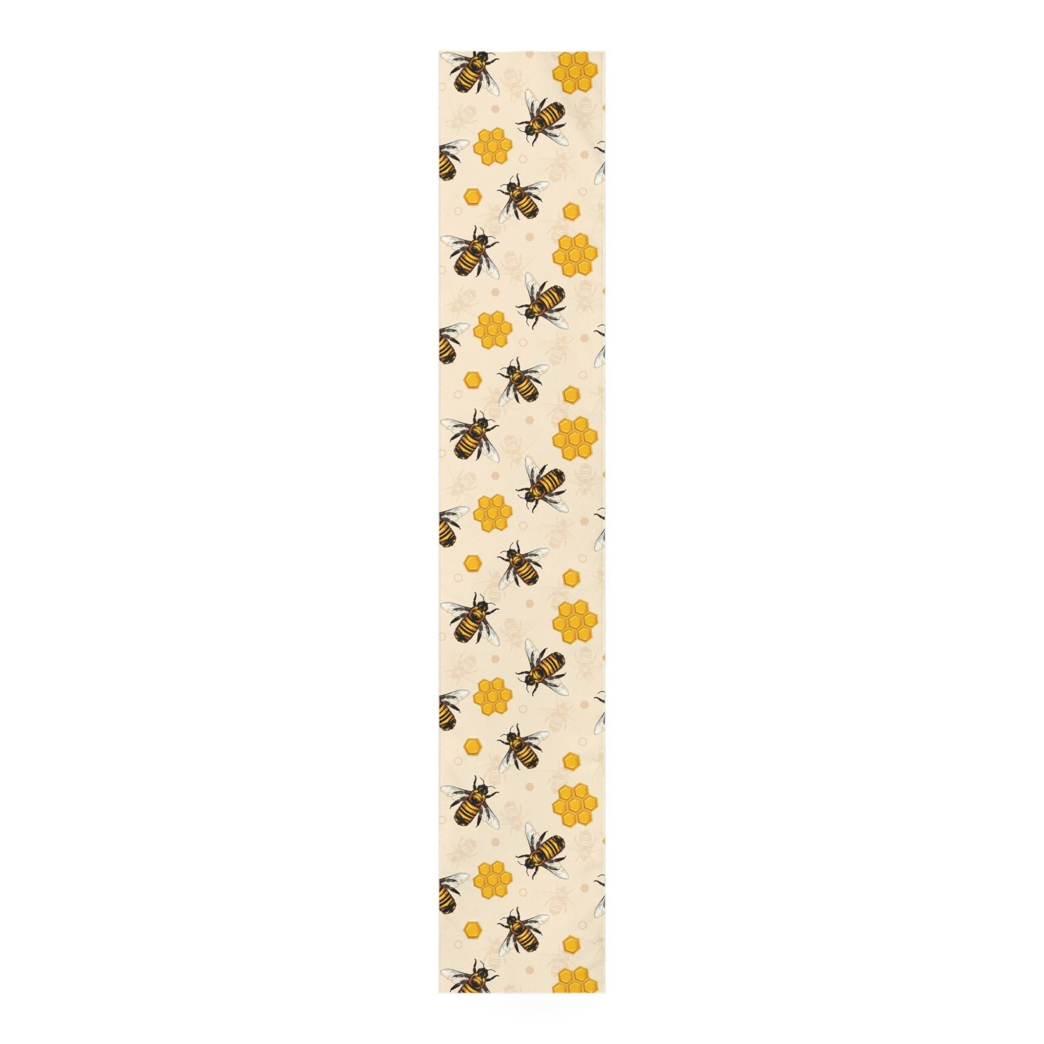 Kate McEnroe New York Country Farmhouse Honey Bee Hive Table RunnerTable Runners27366546856378167079