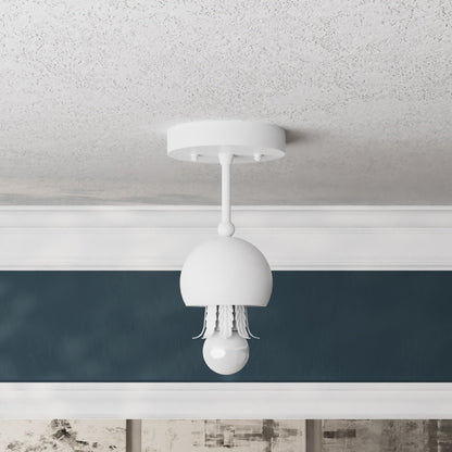 Kate McEnroe New York Cresson - Single Light Semi Flush FixtureSemi Flushsku - 31497576611897