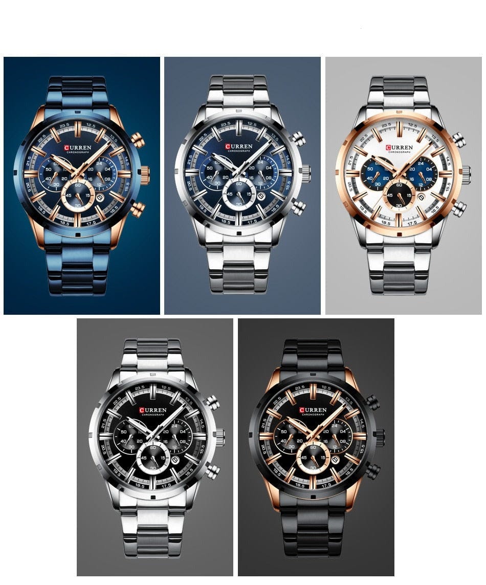 Kate McEnroe New York Curren Men's Chronograph Watch Watches