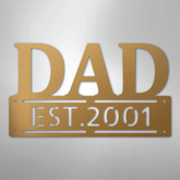 Kate McEnroe New York Custom Dad Metal Wall Art, Personalized Father&