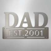 Kate McEnroe New York Custom Dad Metal Wall Art, Personalized Father&