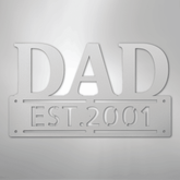 Kate McEnroe New York Custom Dad Metal Wall Art, Personalized Father&