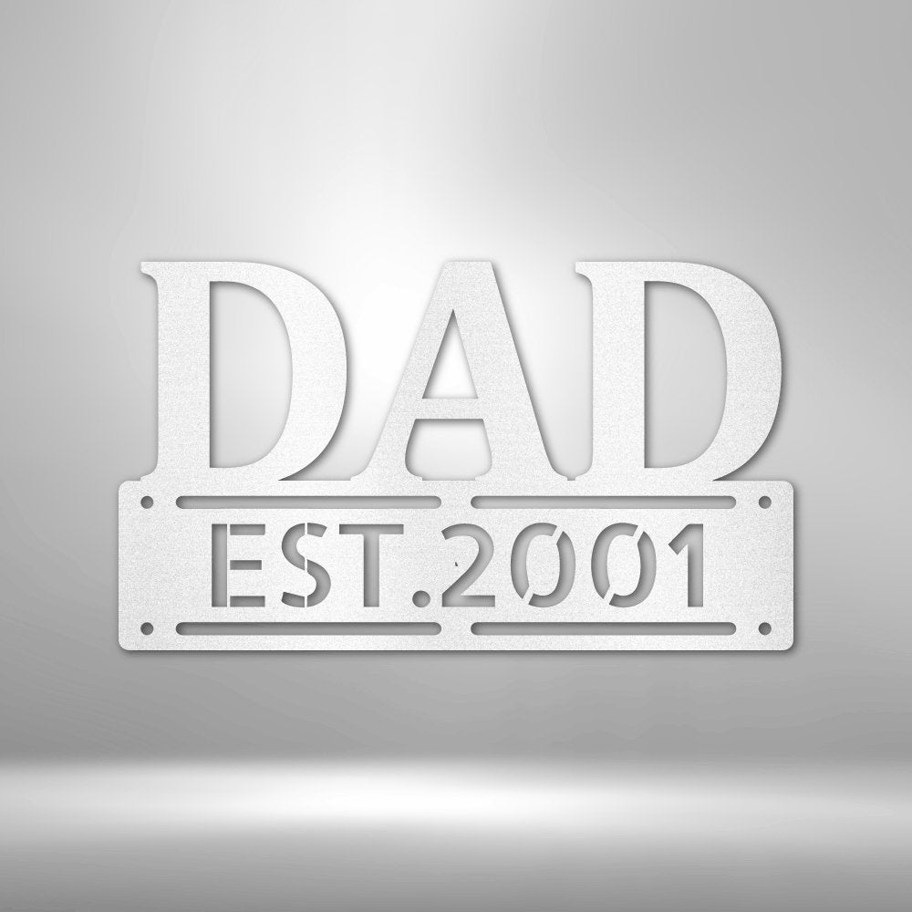 Kate McEnroe New York Custom Dad Metal Wall Art, Personalized Father&