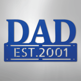 Kate McEnroe New York Custom Dad Metal Wall Art, Personalized Father&