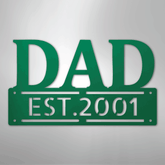 Kate McEnroe New York Custom Dad Metal Wall Art, Personalized Father&