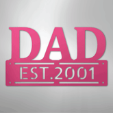 Kate McEnroe New York Custom Dad Metal Wall Art, Personalized Father&