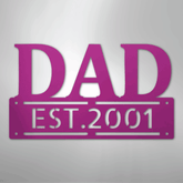 Kate McEnroe New York Custom Dad Metal Wall Art, Personalized Father&