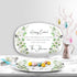 Kate McEnroe New York Custom Easter Prayer Platter, Personalized Miracle of Easter Family Serving Dish, Spring Floral Holiday DinnerwareServing PlattersP22 - PRY - EAS - 7