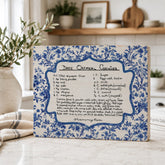 Kate McEnroe New York Custom Handwritten Recipe Wood Sign, Personalized Family Heirloom Keepsake Wall DecorWood Box Wall ArtCRH-WBWA-6X8