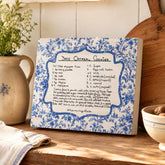 Kate McEnroe New York Custom Handwritten Recipe Wood Sign, Personalized Family Heirloom Keepsake Wall DecorWood Box Wall ArtCRH-WBWA-6X8