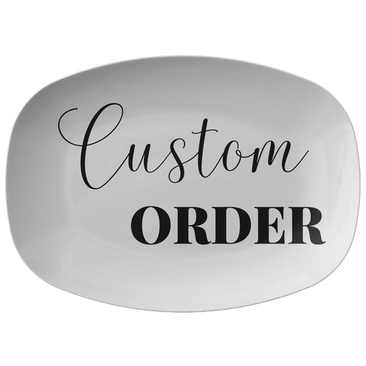Kate McEnroe New York Custom & Personalized Platter, Personalize with Your Text, Photo, Logo or Art. Personalized Platters 9727