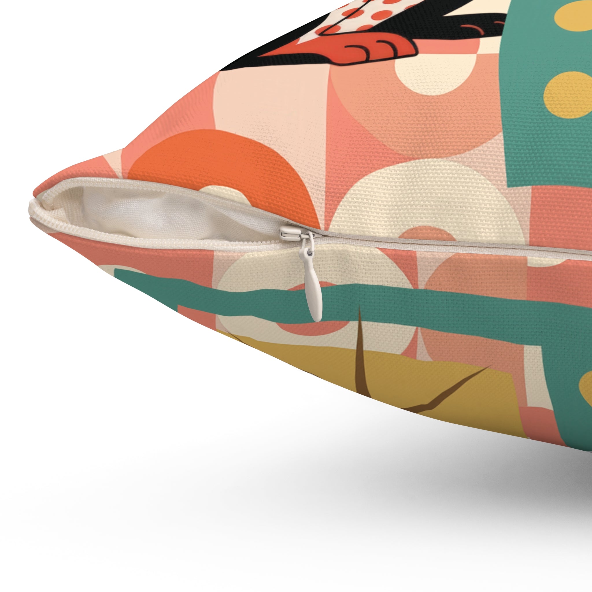 Kate McEnroe New York Dachshund Retro TV Throw Pillow, Mid Century Modern Atomic Dog Starburst AccentThrow Pillows74597257409418051133