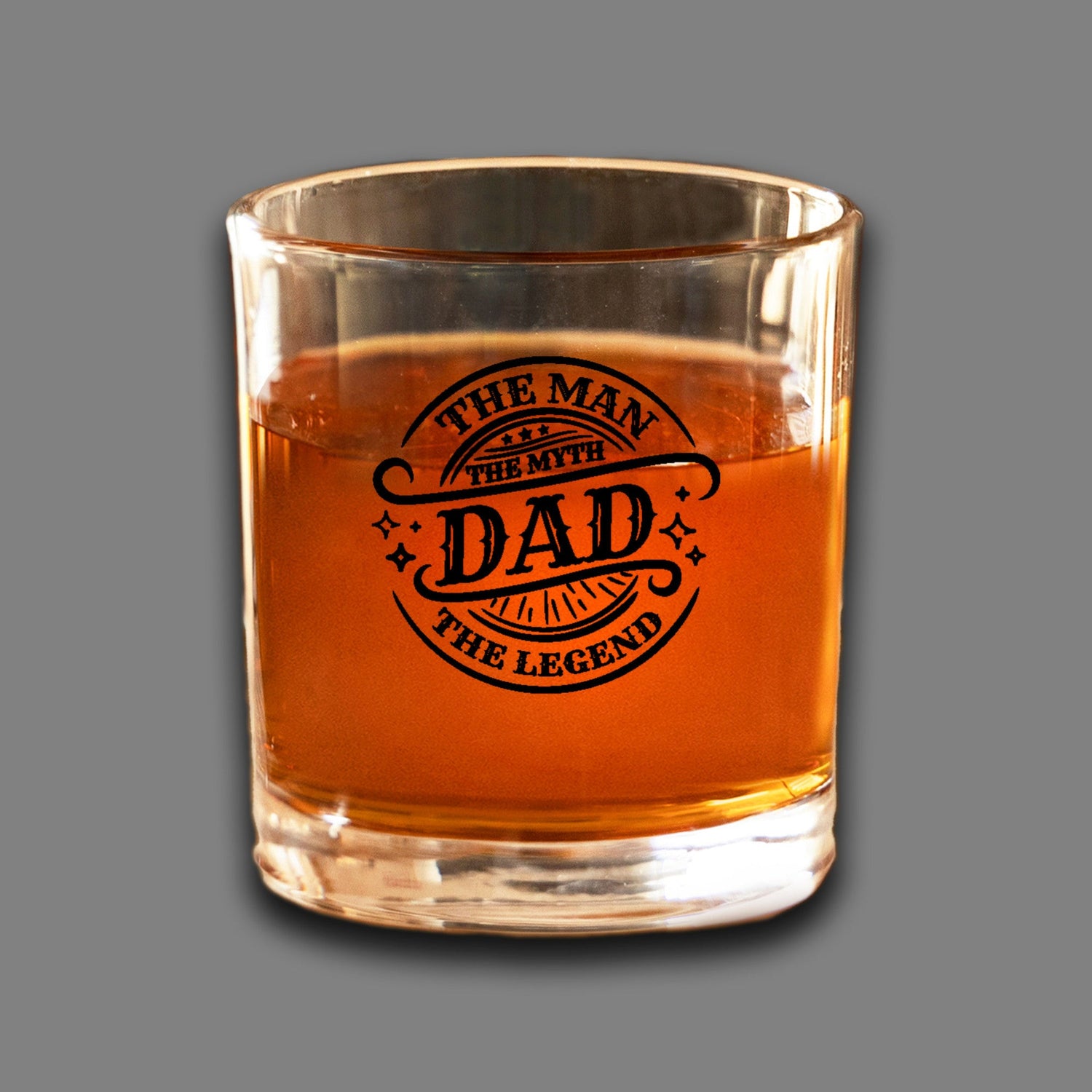 Kate McEnroe New York Dad The Man The Myth The Legend Lowball Whiskey GlassLowball Whiskey GlassQM - 22905