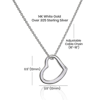 Kate McEnroe New York Dainty Heart NecklaceNecklacesSO - 13202248