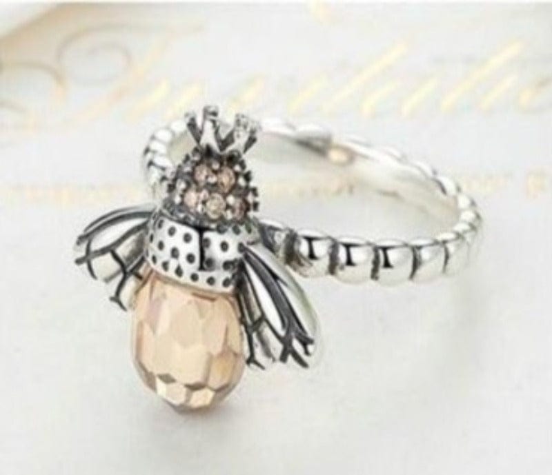 Kate McEnroe New York Dancing Bees 925 Sterling Silver Bee Ring Rings Size 8 5320612-size-8