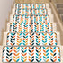 Kate McEnroe New York Danish Modern Floral Stair Treads, Retro Scandinavian Non Slip Step MatStair TreadsugRZe1sNj7