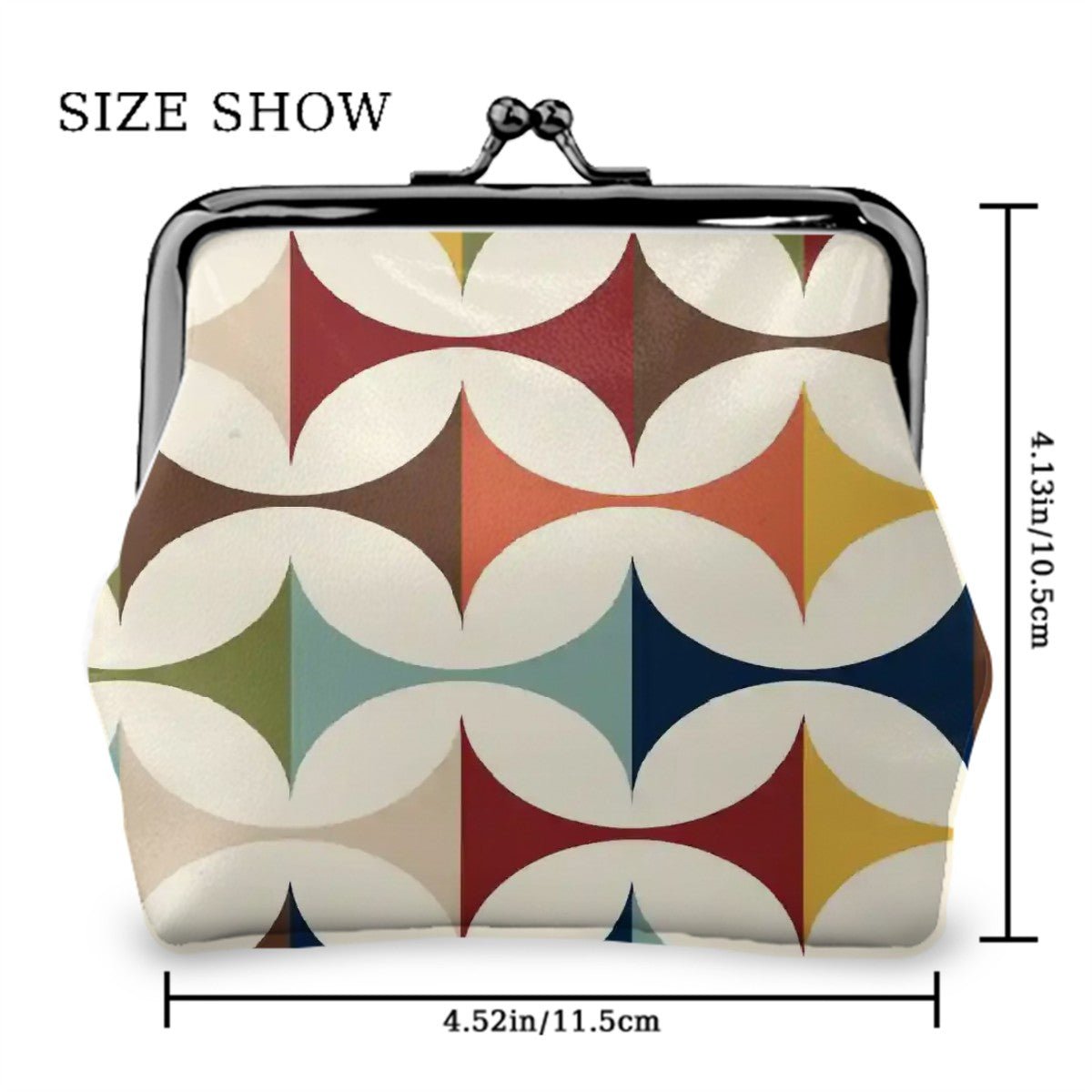 Kate McEnroe New York Danish Modern Geometric Kiss Lock Coin Purse, MCM Retro PouchCoin Purses89TbDnJDer