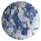 Kate McEnroe New York Dinner Plate in Elegant Chinoiserie Floral PeacockPlates9820SINGLE