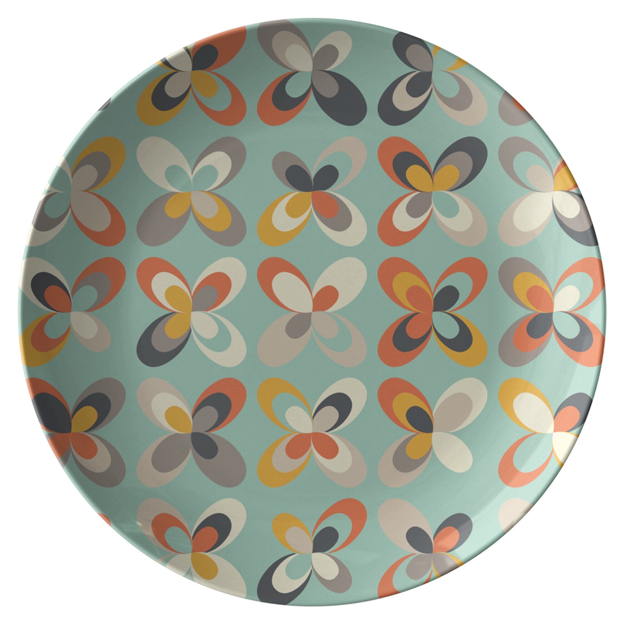 Kate McEnroe New York Dinner Plate in Mid Century Geometric Vintage DaisyPlates9820SINGLE
