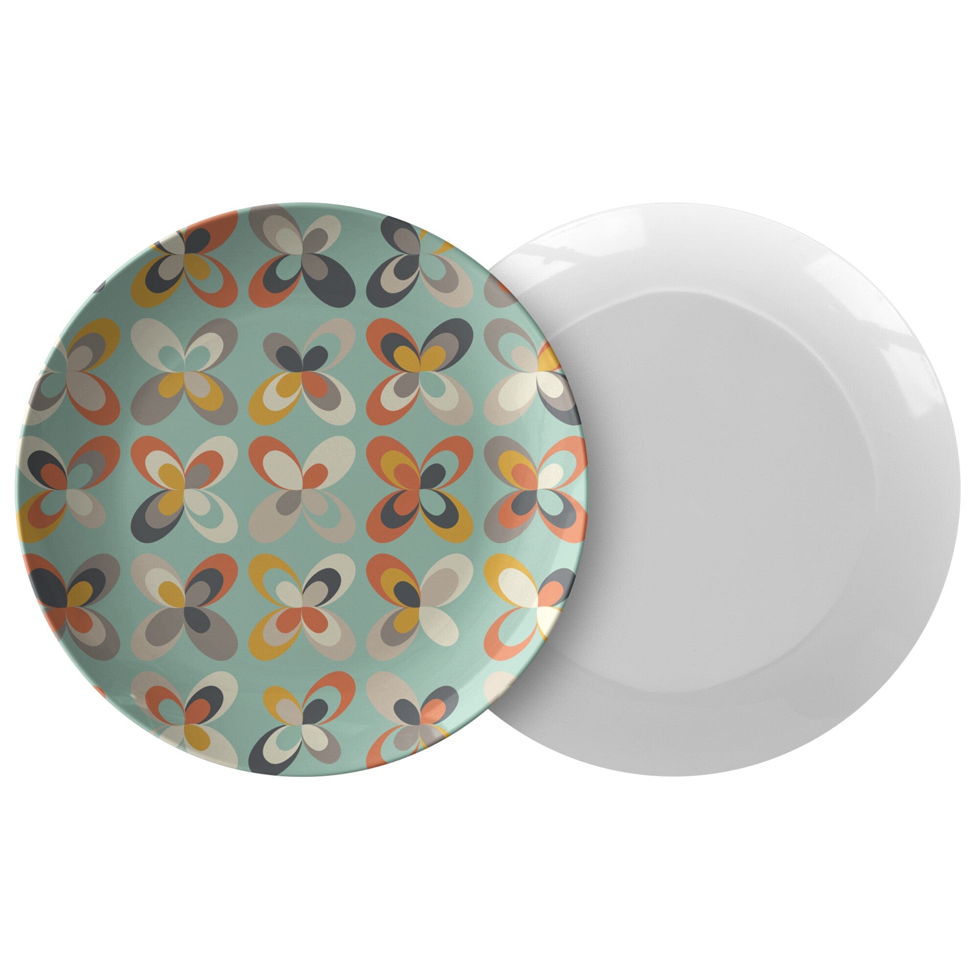 Kate McEnroe New York Dinner Plate in Mid Century Geometric Vintage DaisyPlates9820SINGLE