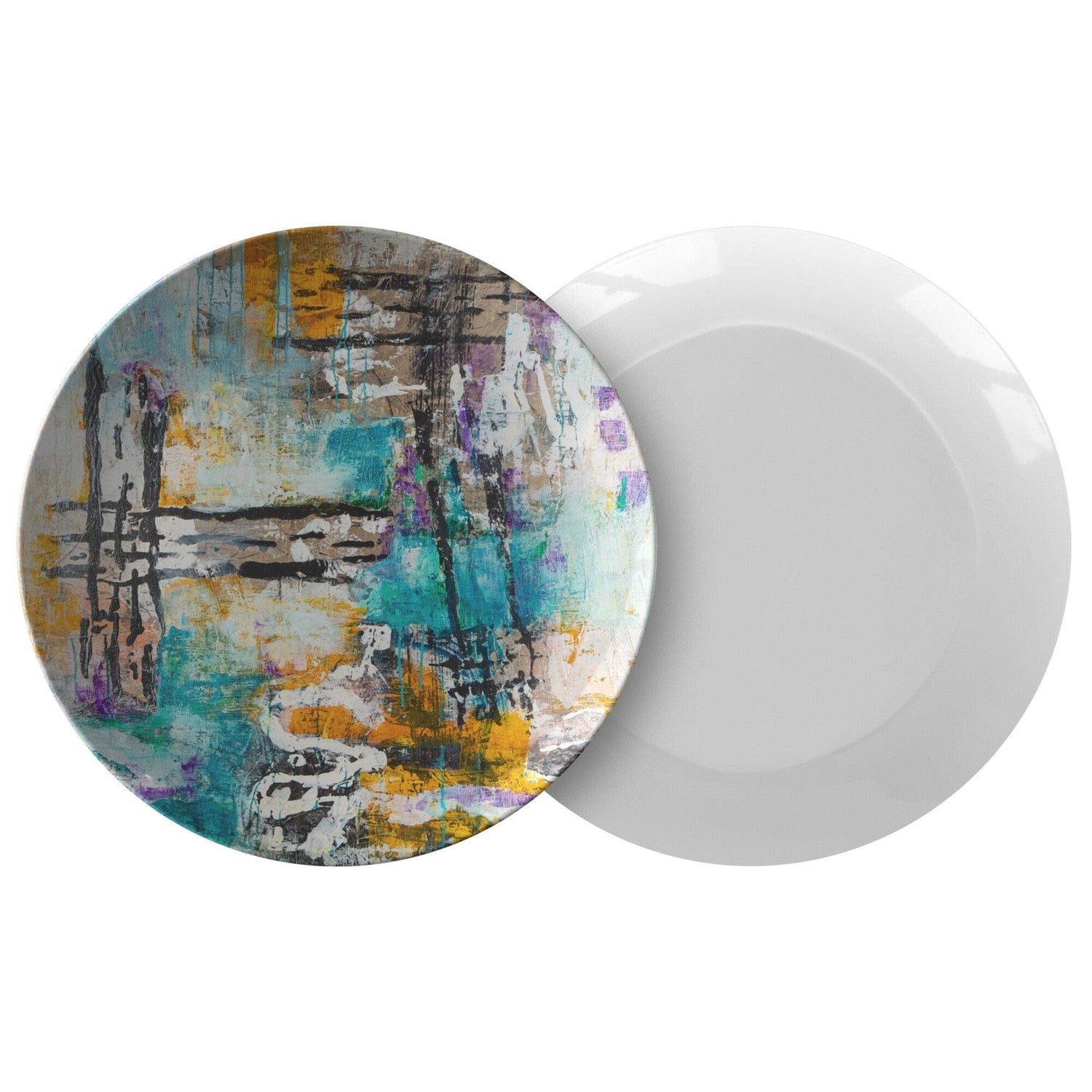 Kate McEnroe New York Dinner Plates in Modern Abstract ArtPlates9820SINGLE