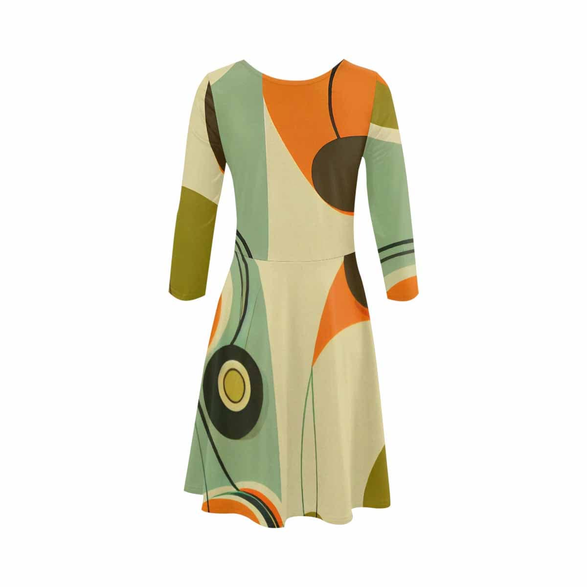 Kate McEnroe New York Doobie Dee 70s Groovy Retro 3/4 Sleeve Sundress - 2181723DressesDG1548364DXH774D