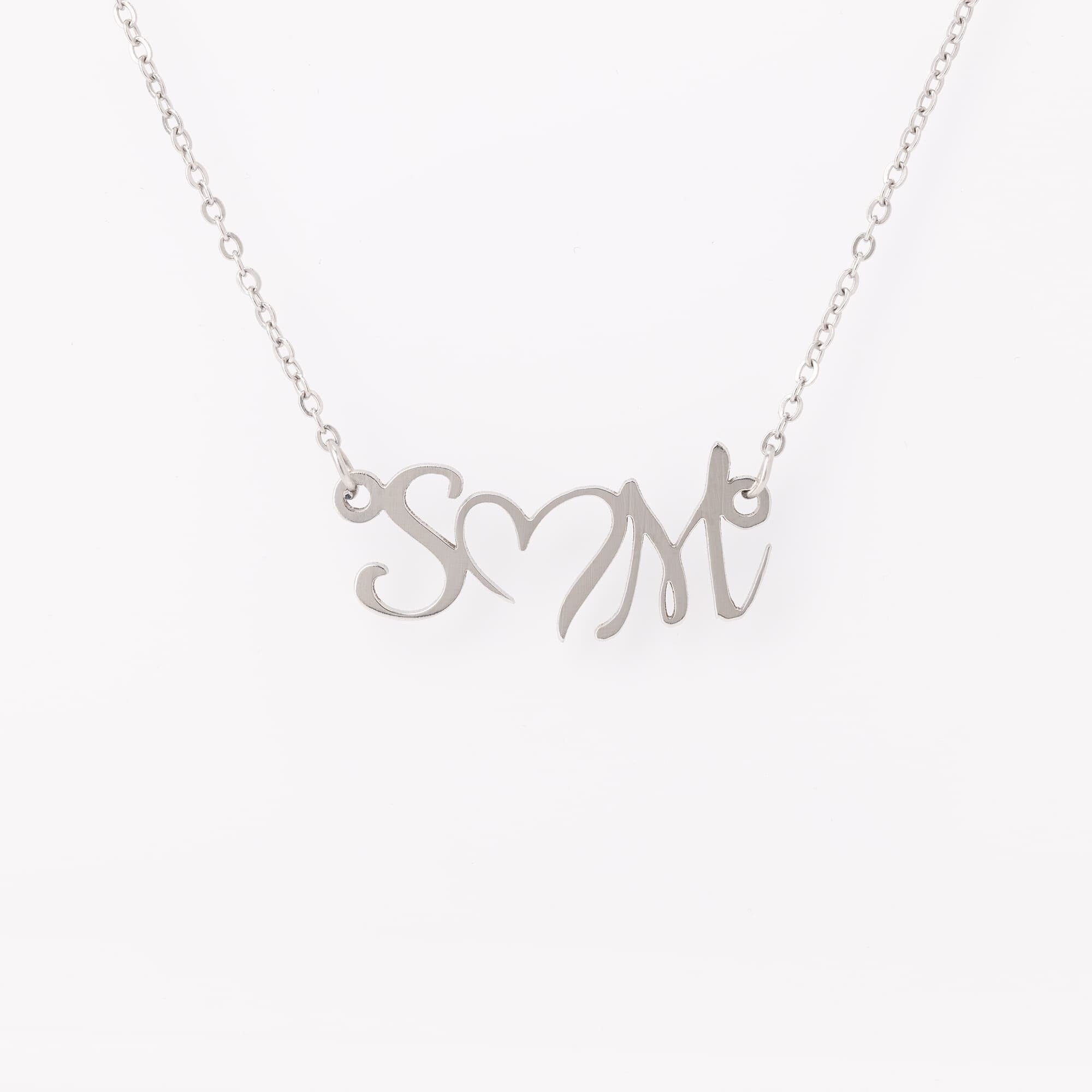 Kate McEnroe New York Double Initial Heart 18k Gold NecklaceNecklacesNCKSILCHN01 - DI