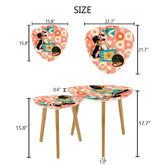 Kate McEnroe New York Doxie Dog, Atomic Kitsch Cat Dachshund Accent Tables, Mid Century Modern Retro Nesting TablesNesting TablesHltJvkKkJG