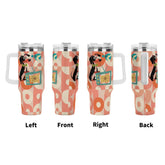 Kate McEnroe New York Doxie Dog Retro Kitschy Mid Century Modern 40oz TumblerTumblersNVOZ3Q2Y-1
