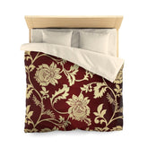 Kate McEnroe New York Duvet Cover in Traditional Indian Floral Paisley, Custom Designed Luxury Floral Duvet Cover, Queen & Twin Size Microfiber Bedding, Home GiftDuvet Covers21757654495186167074